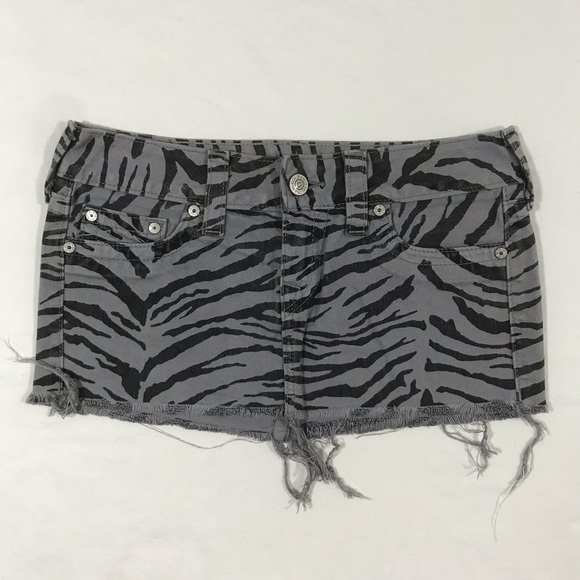 True Religion Dresses & Skirts - True Religion, MANDY, Tiger Stripe Miniskirt 28